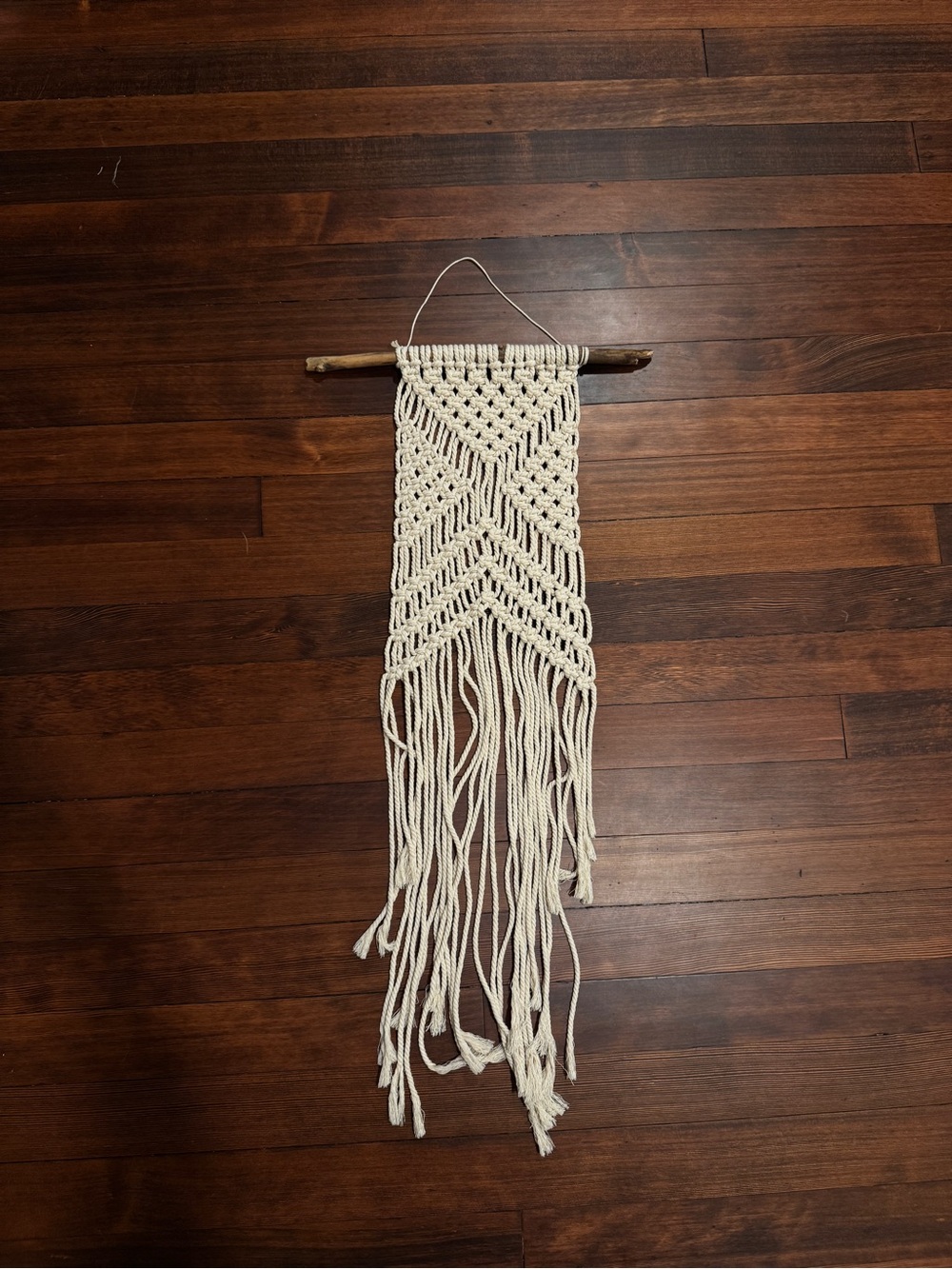 Large Handmade Macrame Wall Hanging – Boho Neutral Statement Decor